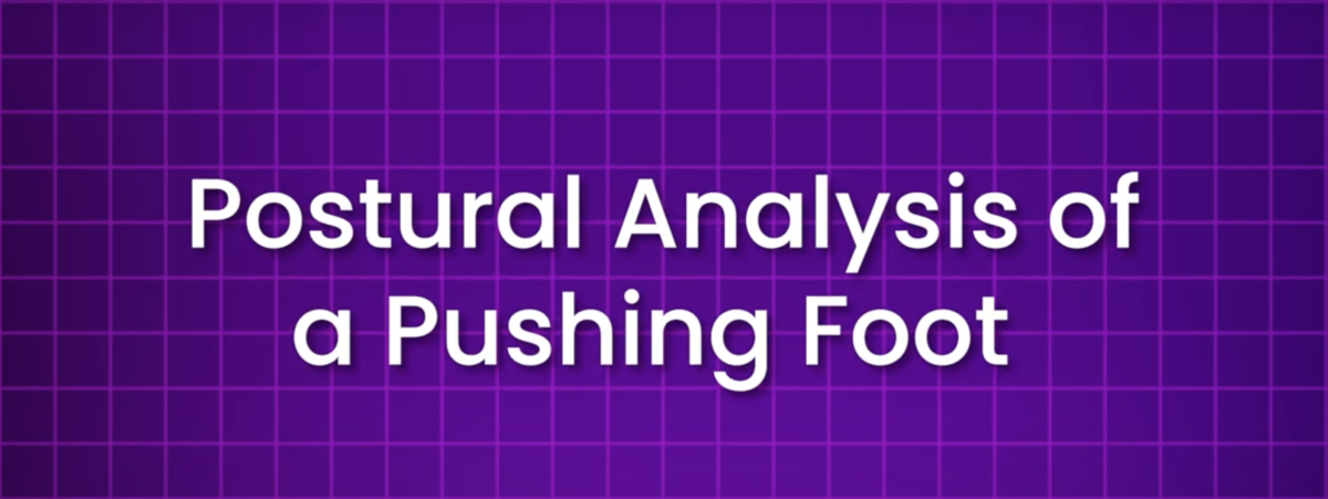 Postural Analysis of a Punshing Foot